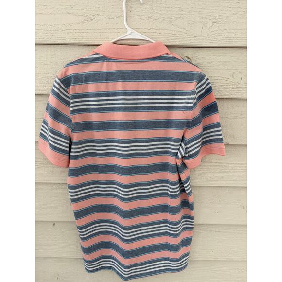 New *ST. JOHN'S BAY* COMFORT FLEX ESSENTIAL POLO BLUE & PINK MEN'S MEDIUM - Picture 4 of 7